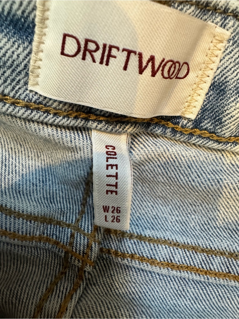 DRIFTWOOD Collette DESERT SOUL Western Embroidered Womens Jeans  Light Wash $148 - Picture 9 of 13